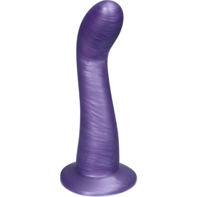 Afbeelding van Ylva &amp; Dite Swan Siliconen G spot / Anale dildo Made in Holland Violet Metallic