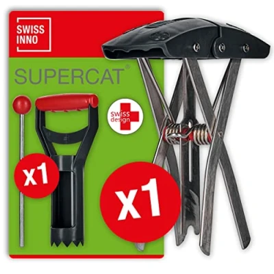 Afbeelding van SWISSINNO mollenval SuperCat incl. accessoireset: Super effectieve val met hoge vangstcijfers. Eenvoudig in gebruik veilig en herbruikbaar. 1x + accessoireset