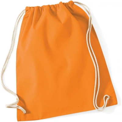 Afbeelding van Westford Mill Cotton Gymsac WM110 orange