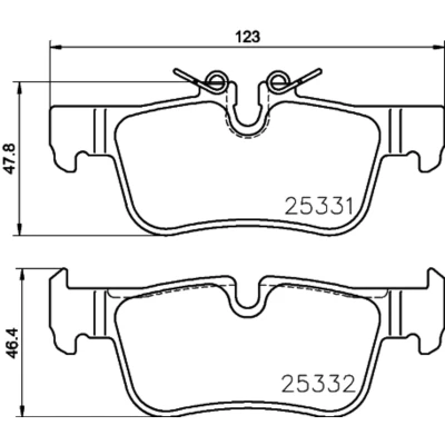 Afbeelding van Brembo Remblokset P 06 094