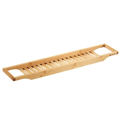 Afbeelding van ACAZA Badplank, Bamboe Bad Brug, Plank voor in Bad, 74 cm, Hout