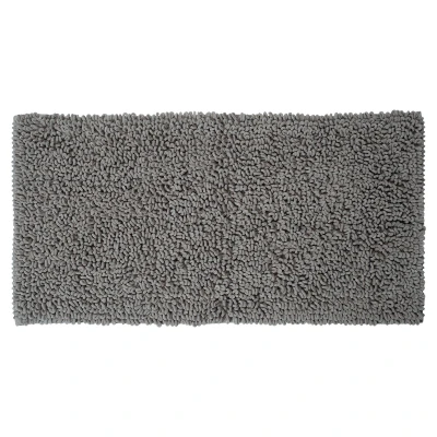 Afbeelding van Badmat Sealskin Twist Microfibre Grijs 60 x 120 cm