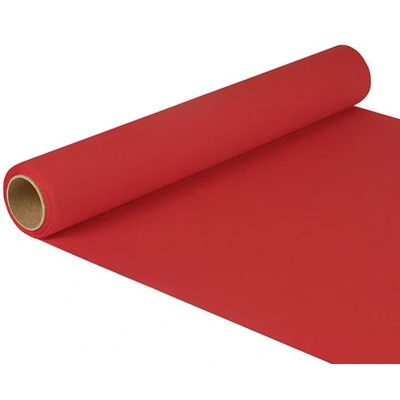 Afbeelding van Tafellopers Tafelloper Rood &quot;ROYAL Collection&quot; 5 meter x 400mm