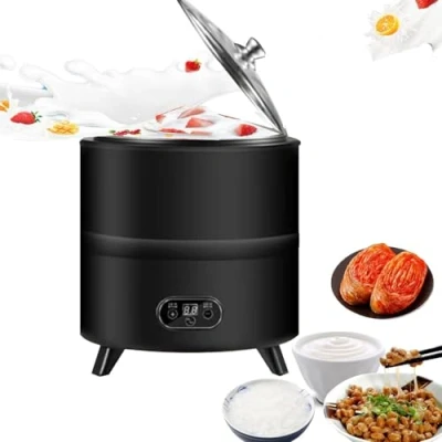 Afbeelding van Grote yoghurtmaker, automatische fermentatiemachine, yoghurtfermentatiemachine met tijd en temperatuurregeling, rijstwijnmaker Elektrische vergister voor thuis yoghurtincubator 12L