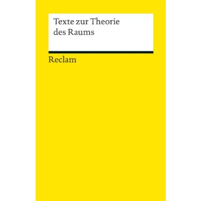 Afbeelding van Texte zur Theorie des Raums: 18953