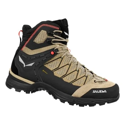 Afbeelding van Salewa MTN Trainer LITE MID GTX Outdoorschoenen, Dames, Maat: 42, Quicksand/black Leer/ synthetisch