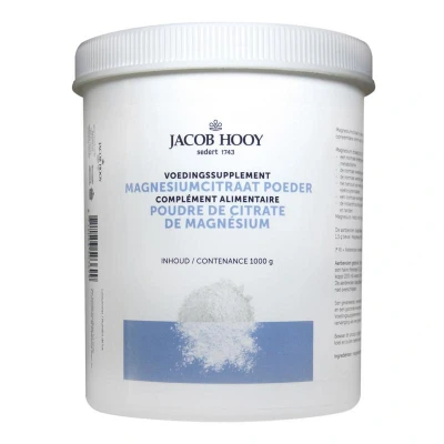 Afbeelding van Jacob Hooy Magnesiumcitraat Poeder 1KG