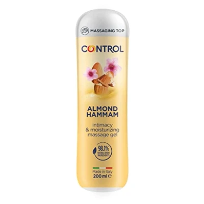 Afbeelding van Control LUBES Almond Hammam Massage Gel 3 In 1 200 Ml