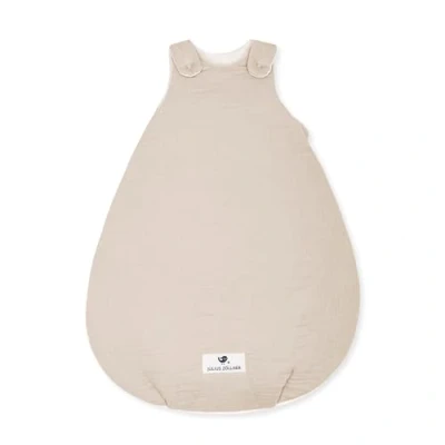 Afbeelding van Julius Zöllner Babyslaapzak mousseline, warme vulling 2,5 TOG, wasbaar op 40 C, Made in Germany, Oeko TEX Standard 100, zand, mt. 68/74