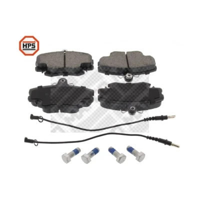 Afbeelding van MAPCO 6377HPS Remblokkenset Vooras Incl. slijtage waarschuwingscontact Met remzadelschroef RENAULT: CLIO 2, TWINGO 1, DACIA: Logan I MCV