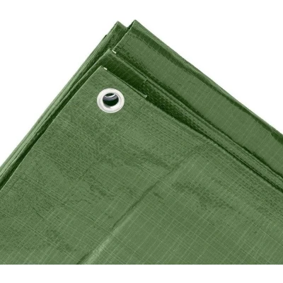 Afbeelding van Hoge kwaliteit afdekzeil / dekzeil groen 4 x 6 meter Afdekzeilen