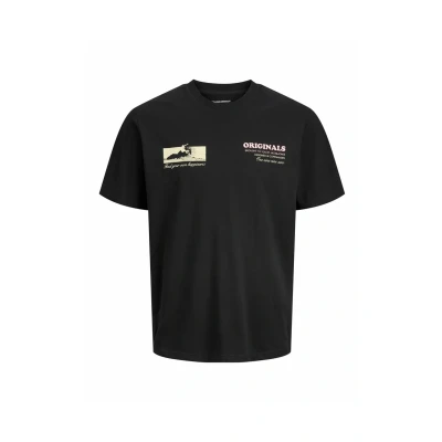 Afbeelding van Jack &amp; Jones Rundhalsausschnitt Tshirt print, Heren, Maat: XS, Black