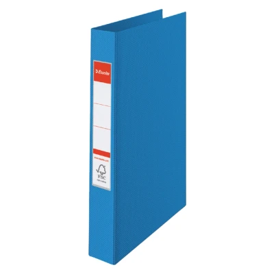 Afbeelding van Ringband Esselte Vivida A4 2 rings O mech 25mm PP blauw