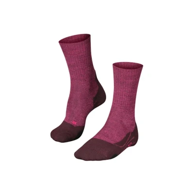 Afbeelding van Falke TK2 Explore WOOL Trekking Functional Mediumcushioned Sportsokken, Dames, Maat: 39/40, Scarlet