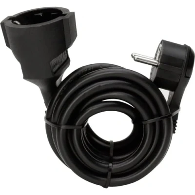 Afbeelding van Kopp 143605083 Binnen 1AC outlet(s) 3m Zwart power uitbreiding