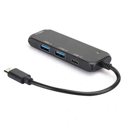 Afbeelding van USB Hub Adapter, 4 poorts c naar 3 x 2.0 + 1 TyPe Splitter Uitbreiding Datakabel Poort Dock Station Converter voor laptop Tablet Desktop PC