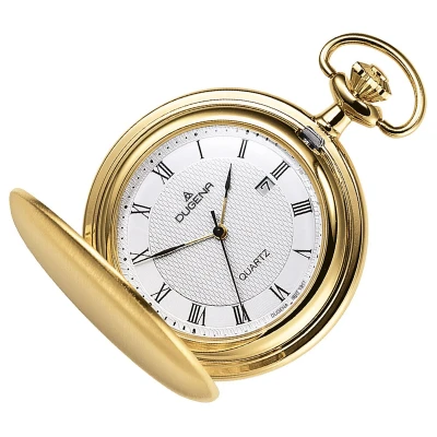 Afbeelding van Dugena Zakhorloge Savonette, 4288033 1 (set, 2 delig, Inclusief ketting)