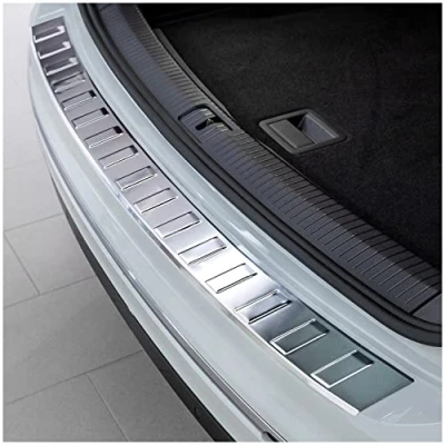 Afbeelding van tuning art BL900 Achterbumperprotector met afschuining voor VW Tiguan 2 und Allspace RVS