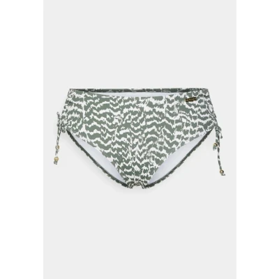 Afbeelding van Lascana Gathered Bikinibroekje, Dames, Maat: 38, Oliv