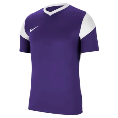 Afbeelding van Nike Heren Short Sleeve Top M Nk Df Prk Drb Iii Jsy Ss, Paars/Wit/Wit/Wit/Wit, CW3826 547, 2XL