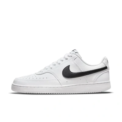 Afbeelding van Nike Court Vision Low Next Nature, lage gymschoenen voor dames, Wit Zwart, 43 EU
