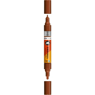 Afbeelding van Molotow ONE4ALL Bruine Acrylic Twin 1,5 4 mm Marker