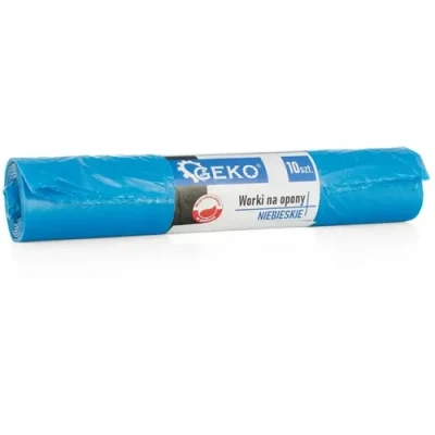 Afbeelding van GEKO Blauwe bandenhoezen 100x100 cm Sterke naden Set van 10 stuks