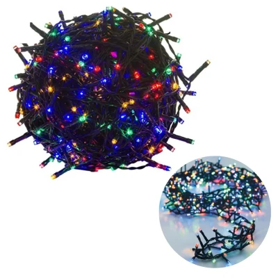 Afbeelding van Cheqo® Kerstboomverlichting Clusterverlichting Kerstlampjes LED Verlichting Kerstverlichting voor Binnen en Buiten 700 14 Meter Multicolor