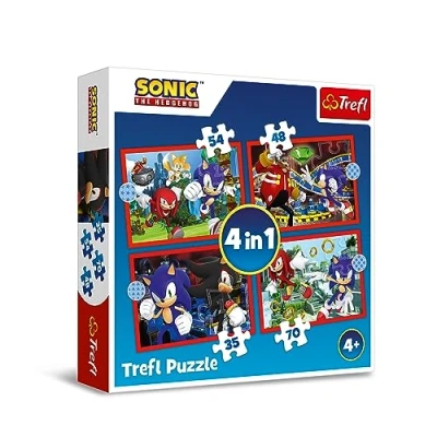 Afbeelding van Sonic 4 in 1 Puzzel 5900511346251