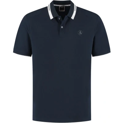 Afbeelding van JACK&amp;JONES JCOHASS LOGO POLO SS SMU Heren Poloshirt Navy Blazer