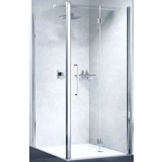 Afbeelding van Novellini Young F1B zijwand in lijn 97 99 cm helder glas chr.