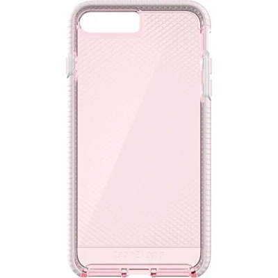 Afbeelding van Tech21 Evo Check beschermhoes voor Apple iPhone 7 Plus/iPhone 8 Plus lichtroze/wit
