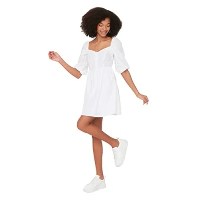 Afbeelding van Trendyol TWOSS22EL2168 Volwassenen Vrouwen Single pack ecru 38