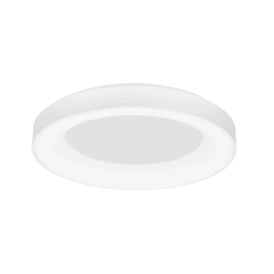 Afbeelding van Nova Luce, Wandlamp + plafondlamp, RANDO SMART LED plafondlamp wit 50W regelbare lichtkleur 9x60cm dimbaar 9453041