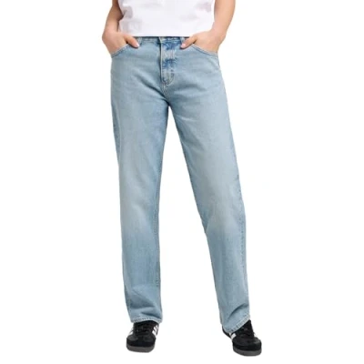 Afbeelding van Lee Rider Classic Straight leg jeans, Dames, Maat: 27x33, Light the way