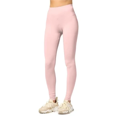 Afbeelding van Merry Style MS MS10 143 LE Dames Leggings Sport Vrijetijdsbroek 2 Pak Lang Viscose Sporbroek Yogabroek Poederroze XL
