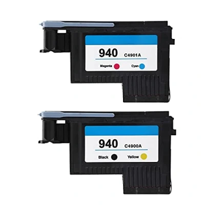 Afbeelding van ASHATA voor 940 zwart en geel printkop, professionele printkop magenta cyaan printcartridge HP940 C4900A C4901A 8000 8500 Series