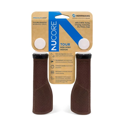 Afbeelding van Sturmeyarcher Handvatten Nucore Tour Peak 130mm ø22mm bruin