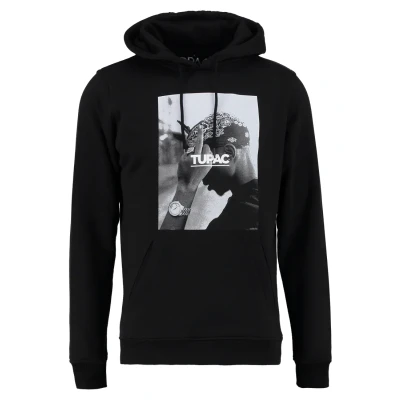 Afbeelding van Mister Tee hoodie 2Pac F*ck the World met printopdruk zwart