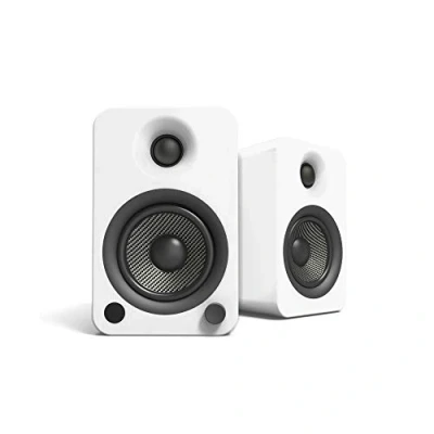 Afbeelding van Kanto YU4MW luidsprekers met Bluetooth voeding 140 watt Phono voorversterker (matwit)