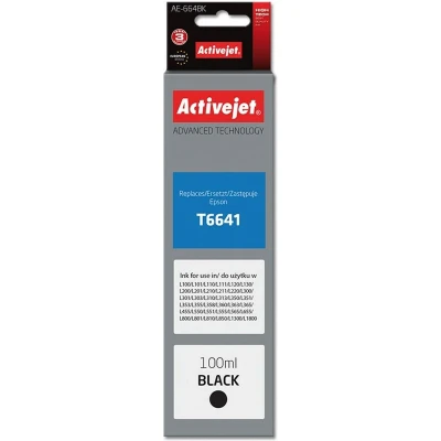 Afbeelding van Originele inkt cartridge Activejet AE 664Bk Zwart