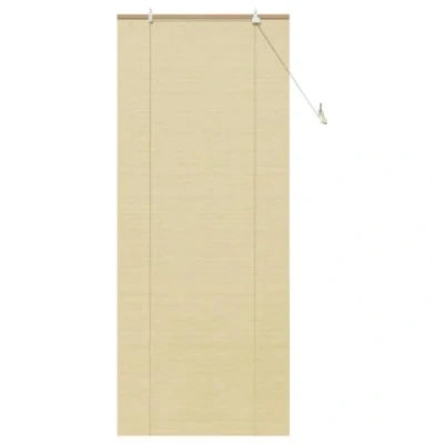 Afbeelding van vidaXL met gordijnen Naturel 80 x 220 cm Bamboe