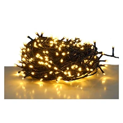 Afbeelding van Spetebo Led lichtsnoer, warm wit, 240 leds/18 m, decoratieve kerstverlichting voor binnen en buiten