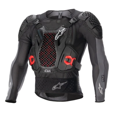 Afbeelding van Alpinestars 2024 Bionic Pro V2 Protectievest Zwart / Antraciet Rood maat S