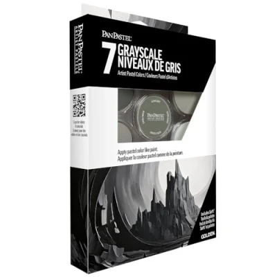 Afbeelding van PanPastel Ultra Soft Artist Pastel Set 9ml 7/Pkg Grey Scale
