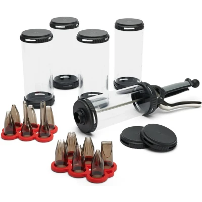 Afbeelding van De Buyer Le Tube Pro automatische Banketdispenser en Accessoires