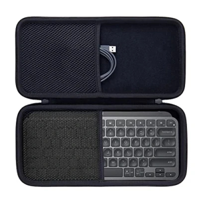 Afbeelding van Aenllosi Harde hoes voor Logitech MX Keys Mini verlicht WRLS toetsenbord, alleen beschermhoes (zwart)