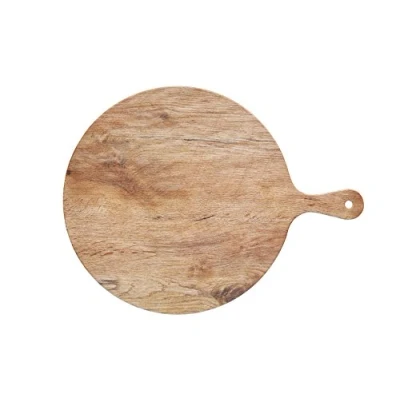 Afbeelding van Serveerplank Houtlook Rond 42x32cm KitchenCraft
