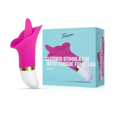 Afbeelding van Clitoris Vibrator Met Tong Roze