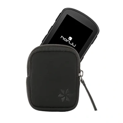 Afbeelding van honju Bike Neopreen Tas voor Garmin EDGE 840/540 (incl. Solar Versies) Display [E Bike/Pedelec Tas, Bescherming tegen krassen &amp; vuil, Hoge Kwaliteit Rits] zwart